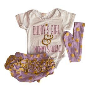 ❤️ Baby Girl 3 Piece Set Size 6-12 Months